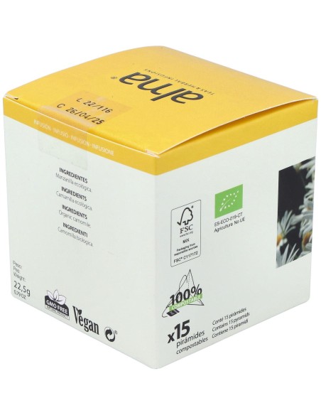 Manzanilla Infusion 15Piramides. Eco Vegan