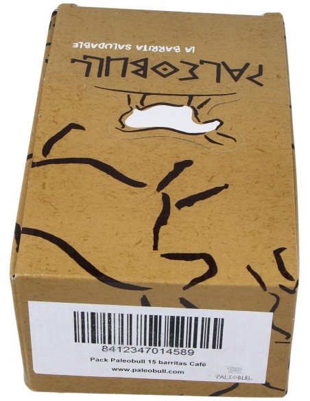 Paleobull Barritas Cafe-Guarana Caja 15Ud.