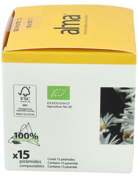 Manzanilla Infusion 15Piramides. Eco Vegan