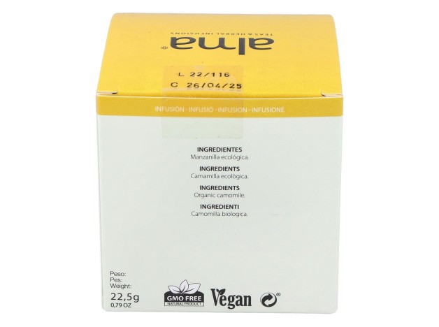 Manzanilla Infusion 15Piramides. Eco Vegan