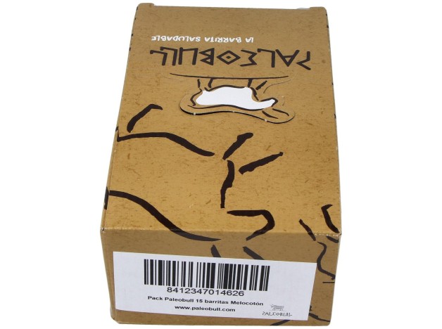 Paleobull Barritas Melocoton Caja 15Ud.