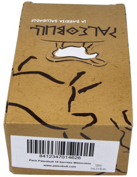 Paleobull Barritas Melocoton Caja 15Ud.