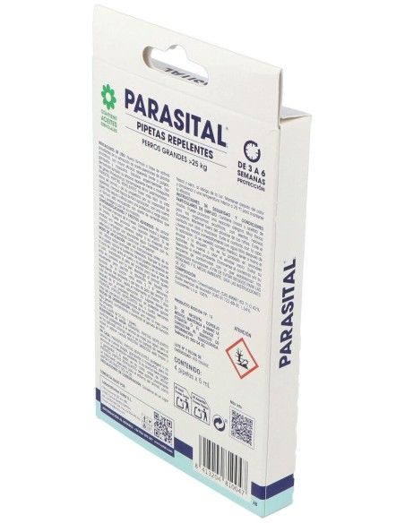 Parasital Pipeta Antiparasitario Perros Grandes