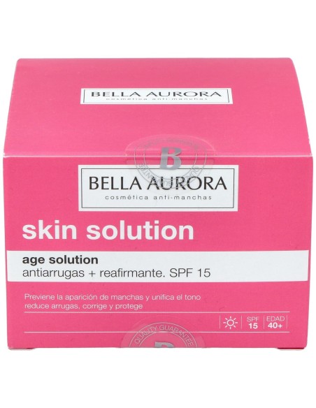 Age Solution Antiarrugas %26 Reafirmante Spf15 50 Ml