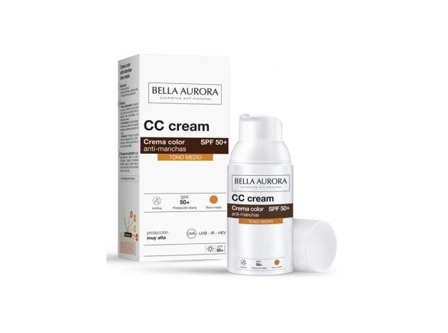 Bella Aurora Cc Cream Crema Color Anti-Manchas...