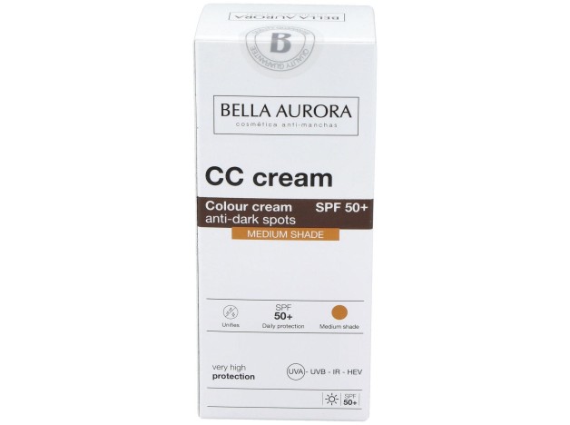 Bella Aurora Cc Cream Crema Color Anti-Manchas...