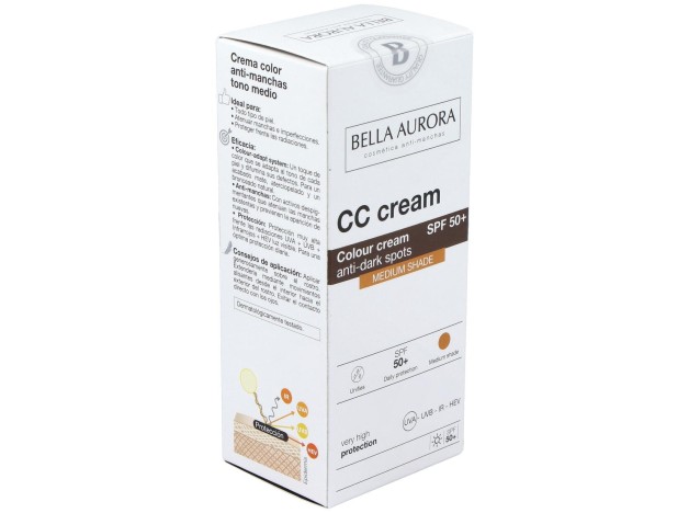 Bella Aurora Cc Cream Crema Color Anti-Manchas...