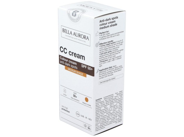 Bella Aurora Cc Cream Crema Color Anti-Manchas...