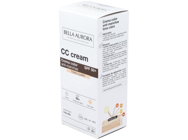 Bella Aurora Cc Cream Crema Color Anti-Manchas...