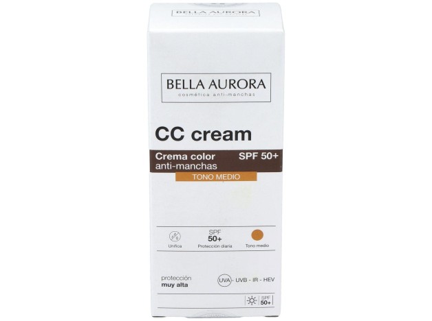 Bella Aurora Cc Cream Crema Color Anti-Manchas...