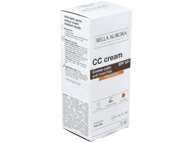 Bella Aurora Cc Cream Crema Color Anti-Manchas...