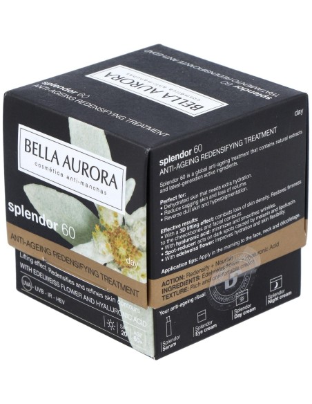Bella Aurora Splendor 60 Crema Día Anti-Edad Redensificante 50Ml