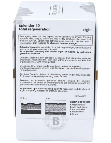 Bella Aurora Splendor10 Noche Tratamiento Antiedad 50Ml