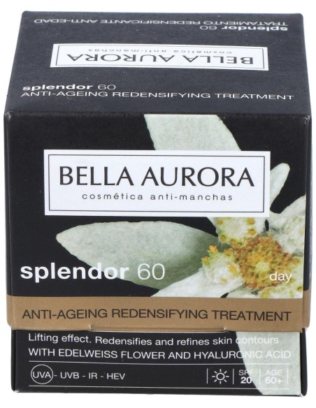 Bella Aurora Splendor 60 Crema Día Anti-Edad Redensificante 50Ml