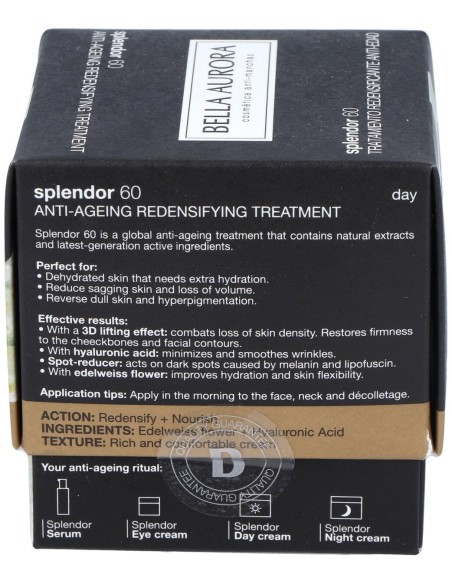 Bella Aurora Splendor 60 Crema Día Anti-Edad Redensificante 50Ml