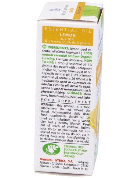 Esential Aroms Esencia Limon Bio 10Ml