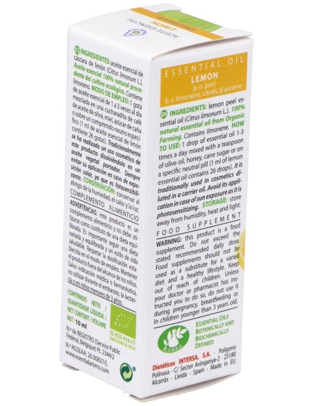 Esential Aroms Esencia Limon Bio 10Ml