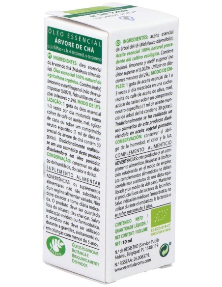 Esential Aroms Aceite Esencial Arbol De Té 10Ml