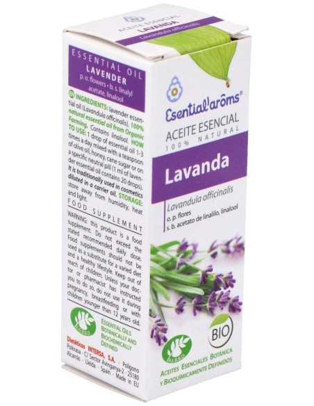Esential'Arôms Aceite Esencial De Lavanda Bio 10Ml