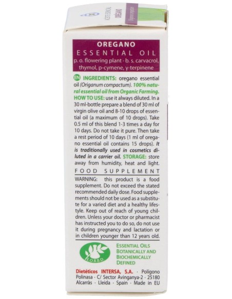 Esential'Aroms Aceite Esencial Orégano Bio 10 Ml