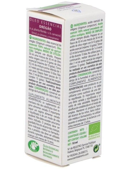 Esential'Aroms Aceite Esencial Orégano Bio 10 Ml