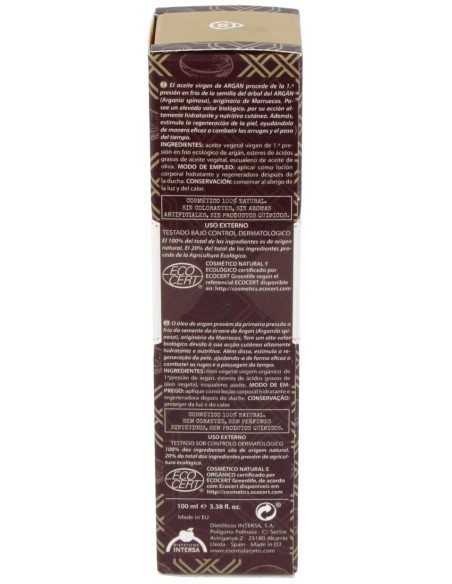 Esential Aroms Aceite Seco Argan Bio 100Ml