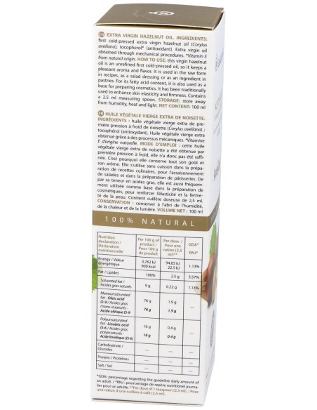 Esential Aroms Aceite Vegetal De Avellana 100Ml