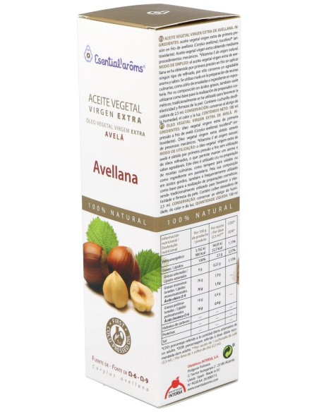 Esential Aroms Aceite Vegetal De Avellana 100Ml