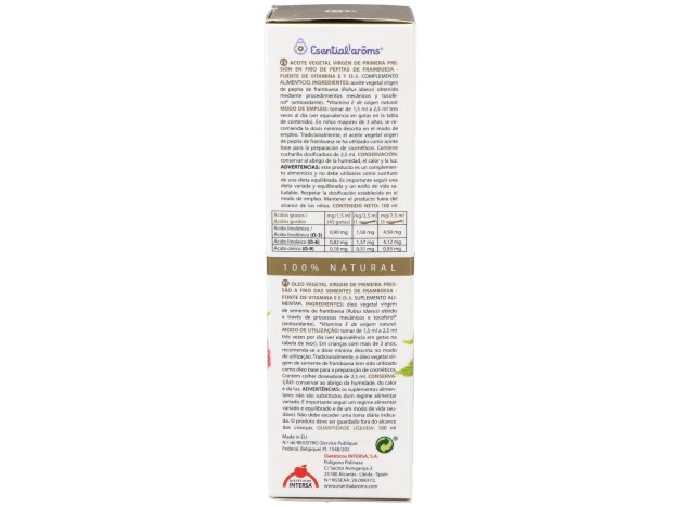 Esential Aroms Aceite Frambuesa Antiedad 100Ml