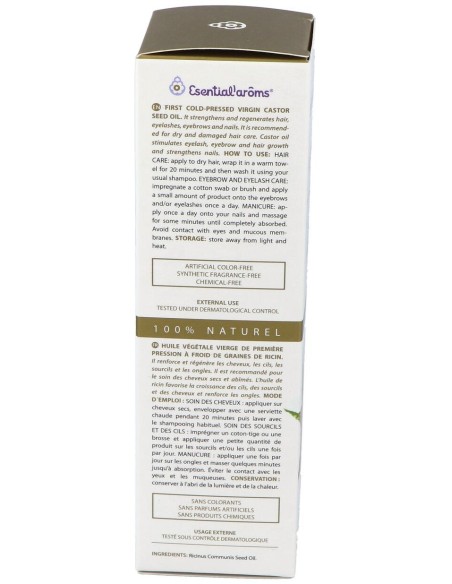 Esential’Arôms Aceite Vegetal De Ricino, 100 Ml