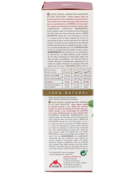 Esential Aroms Aceite Rosa Mosqueta Lycorose 100Ml
