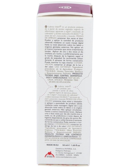 Lubrica Intim 50Ml. Esential Woman