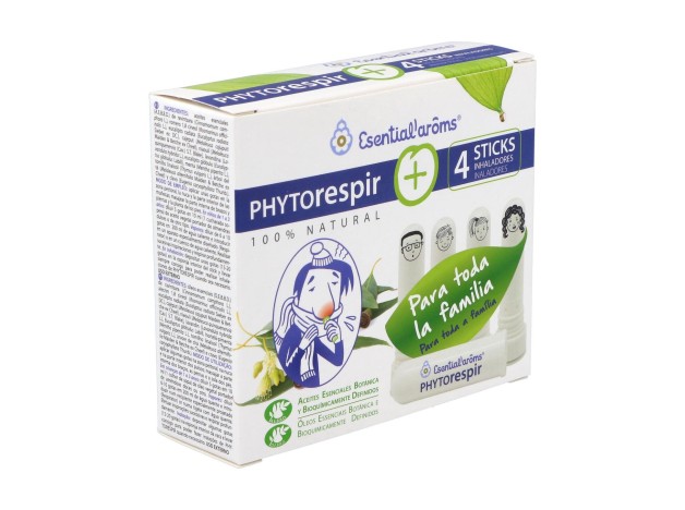 Phytorespir Frasco 30Ml. + 4 Sticks Inhaladores