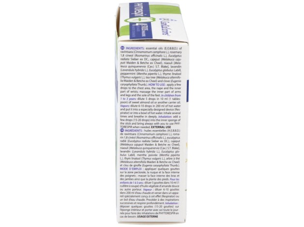 Phytorespir Frasco 30Ml. + 4 Sticks Inhaladores