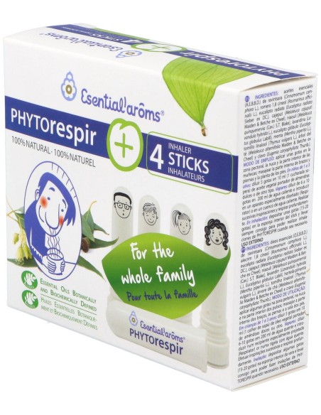Phytorespir Frasco 30Ml. + 4 Sticks Inhaladores