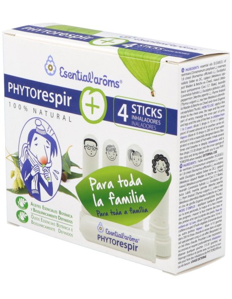 Phytorespir Frasco 30Ml. + 4 Sticks Inhaladores