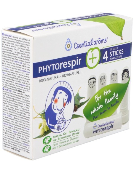 Phytorespir Frasco 30Ml. + 4 Sticks Inhaladores