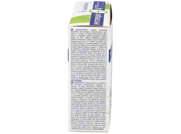 Phytorespir Frasco 30Ml. + 4 Sticks Inhaladores