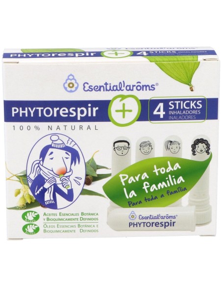 Phytorespir Frasco 30Ml. + 4 Sticks Inhaladores