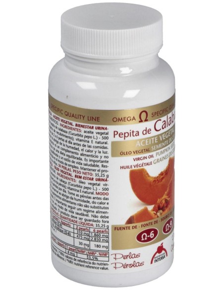 Intersa Óleo Abóbora Pepita Pepita 50 Pérolas