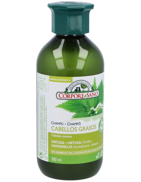 Corpore Sano Champu Antigrasa Con Ortiga Y Hamamelis 300Ml