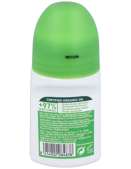 Corpore Sano Desodorante Aceite Árbol De Té Roll-On 75Ml