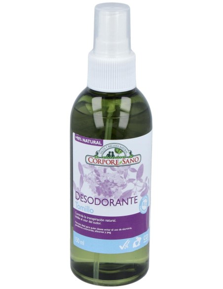 Corpore Sano Desodorante Spray Tomillo Bio 150Ml