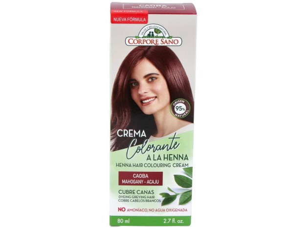 Corpore Sano Crema Colorante Cabello Caoba 80Ml