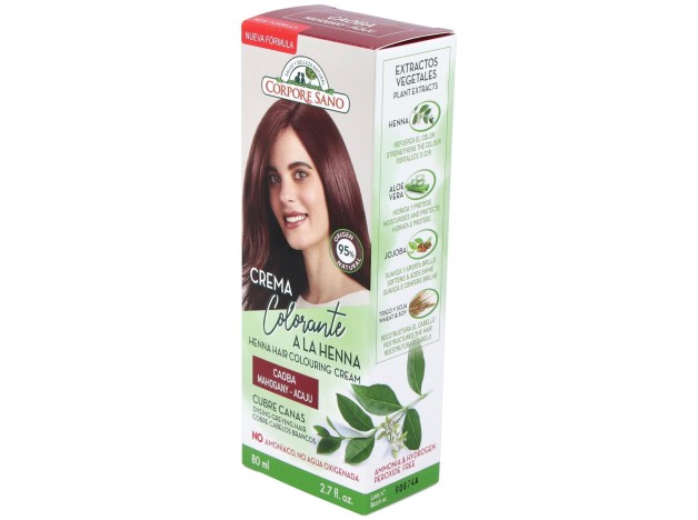 Corpore Sano Crema Colorante Cabello Caoba 80Ml
