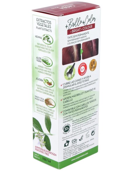 Corpore Sano Crema Colorante Cabello Caoba 80Ml