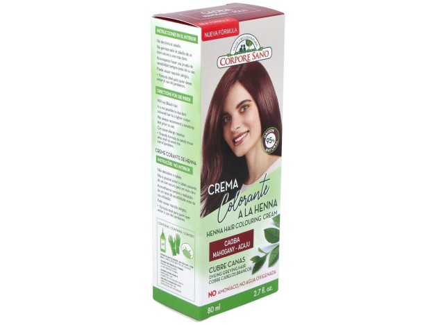 Corpore Sano Crema Colorante Cabello Caoba 80Ml