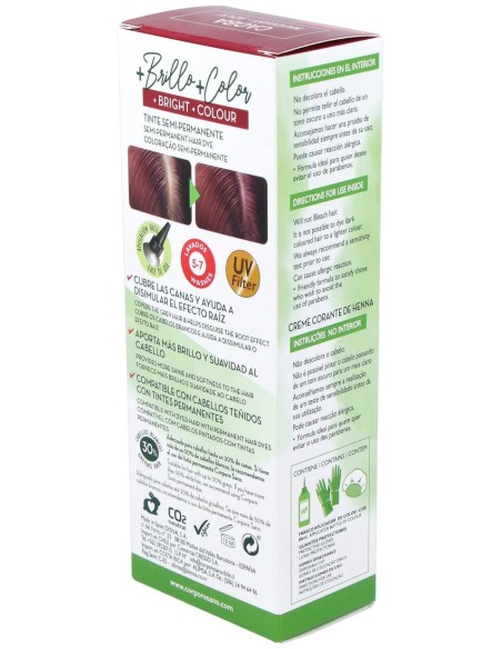 Corpore Sano Crema Colorante Cabello Caoba 80Ml