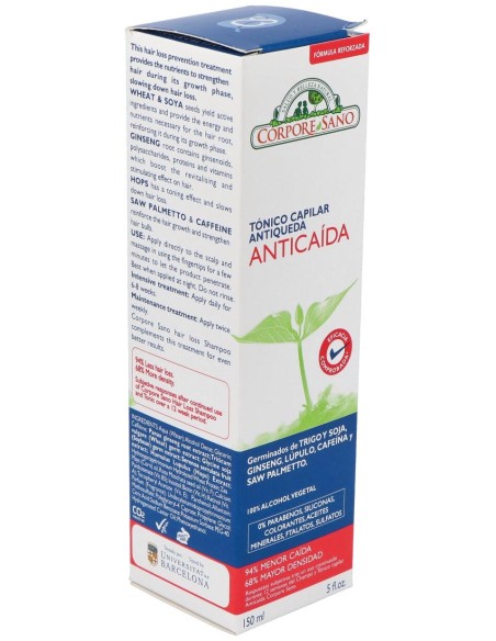 Corpore Sano Locion Soja Cereales Y Ginseng Anticaida 150Ml