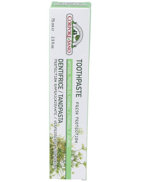 Corpore Sano Crema Dental Con Mirra Propolis E Hinojo 75Ml